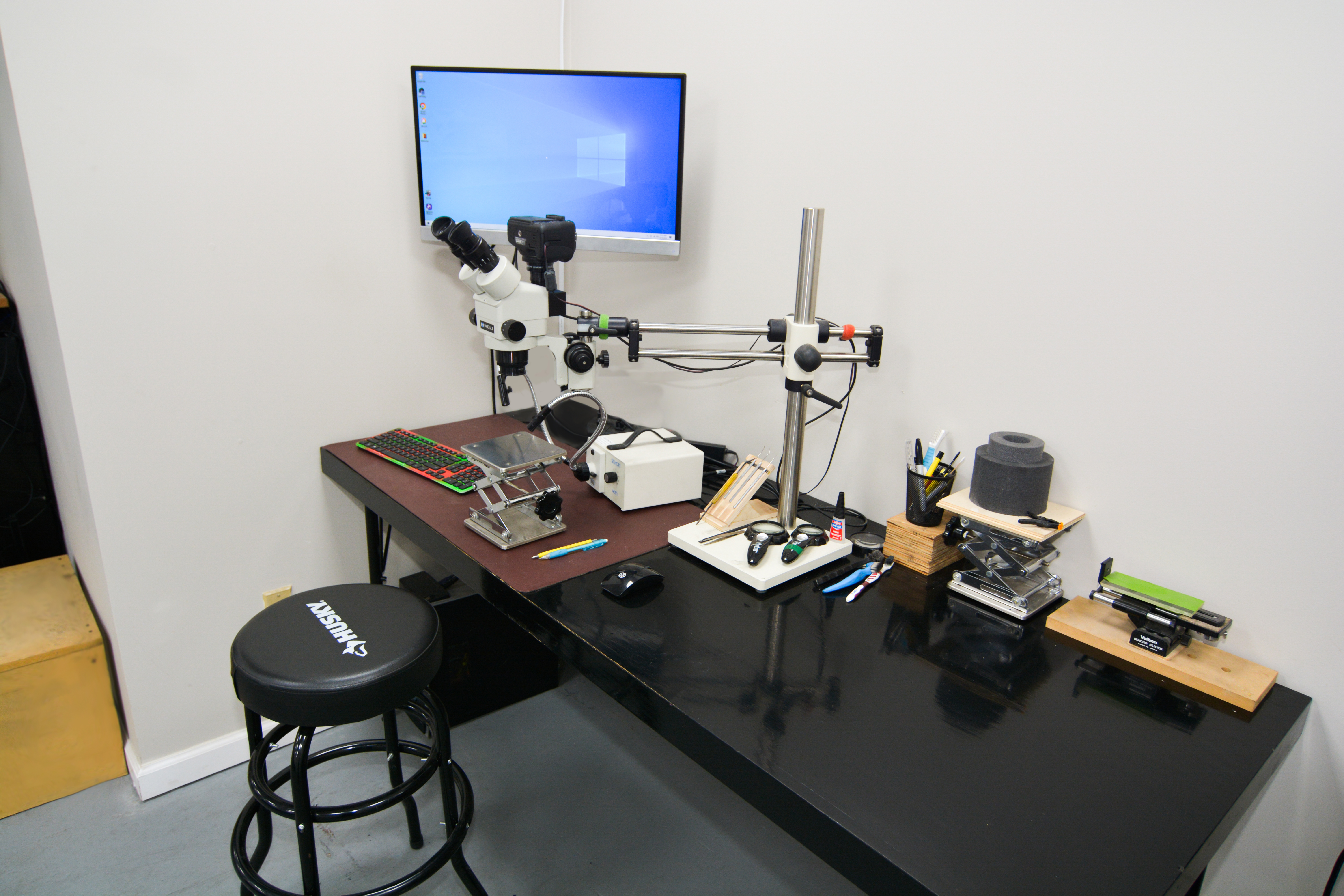 Microscope area